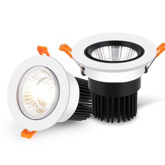 AC85V-265V 5W 7W 9W 12W 15W 18W 24W 30W CREE COB Downlight LED Recessed Ceiling Lamp Spot Light For Home Lighting