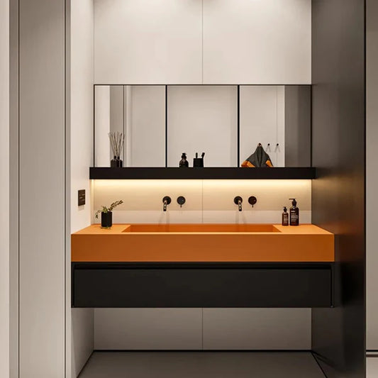 Design Hotel Bathroom Mirror Guangzhou Bathroom Vanity Vanity Combo LED Touch Illuminate Mirror