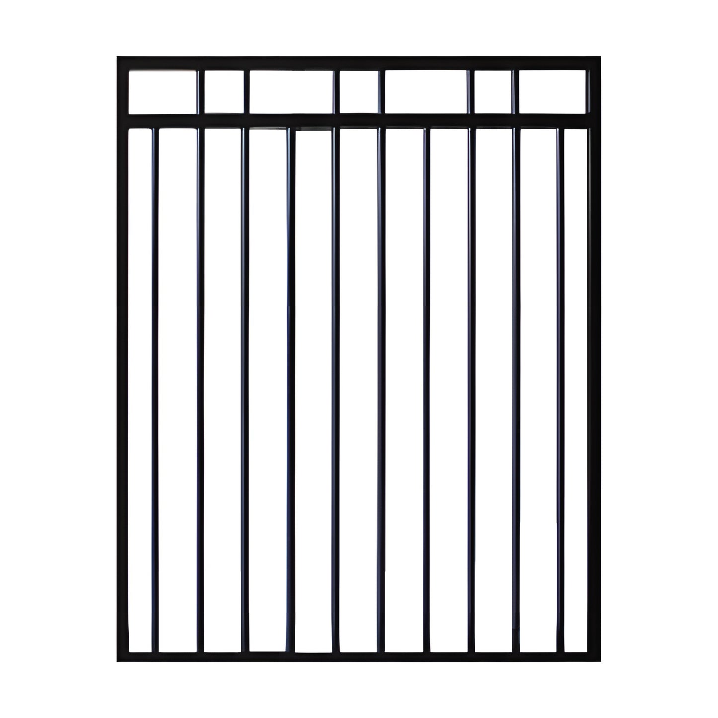 Aluminium Fence Double Top Rail 970x1200mm