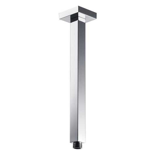Bathroom Brass Square Vertical Shower Arm AB02