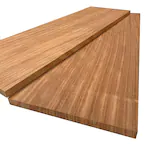 硬木板 1 英吋 x 12 英吋 x 8 英尺非洲桃花心木 S4S 木材（2 件裝） 