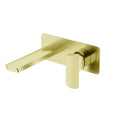 Load image into Gallery viewer, SERINA WALL PLATE MIXER BRUSHED GOLD
