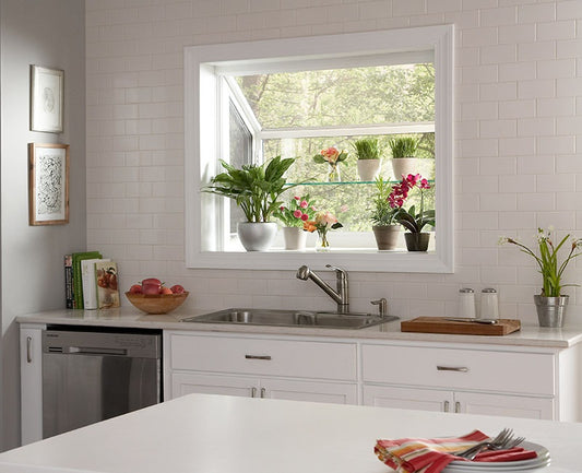 Garden Windows With a garden window replacement, you can bring additional light in while opening up the visual space of any room.