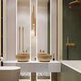 Load image into Gallery viewer, Vanity Badezimmer Pvc Bathroom Double Sink Set Bath Cabinet
