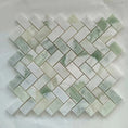 將圖片載入到圖庫檢視器中， High Quality Carrara White Stone Mosaics Honed Kitchen Backsplash Bathroom Wall Tile Washroom Hexagon Mosaic
