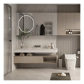 Load image into Gallery viewer, italian toilet furniture modern 60 inch bathroom vanities set with sink drawers and mirror
