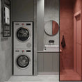 Load image into Gallery viewer, Home Decorators Double Bowl Oak Wood Bathroom Vanity
