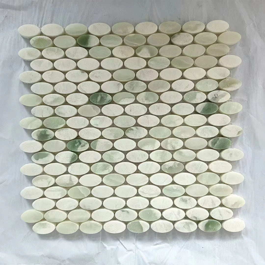High Quality Carrara White Stone Mosaics Honed Kitchen Backsplash Bathroom Wall Tile Washroom Hexagon Mosaic
