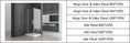 Load image into Gallery viewer, Aluminum Frame Shower Enclosure Glass Shower Doors
