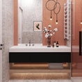 Load image into Gallery viewer, Vanity Badezimmer Pvc Bathroom Double Sink Set Bath Cabinet
