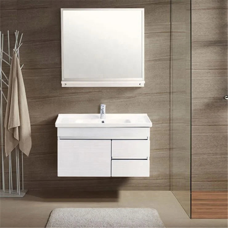 澳洲標準 60 吋單水槽浴室配有超值鏡子家具梳妝台