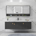 Load image into Gallery viewer, Middle East Project Bathroom Furniture oak Cabinet wash  For  Wholesales mirror basin bathroom small bathroom vanities cabinet
