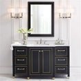 Load image into Gallery viewer, Shaker style Wooden Furniture 48 42 In nordic Bathroom Basin Vanity slate vanity top with under mount sink bath cabinet
