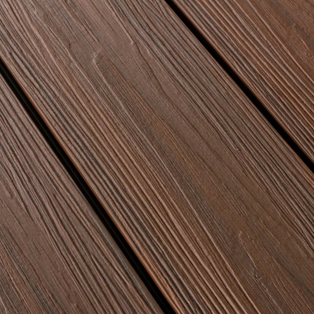 耐候低維護固體共擠木塑複合木地板