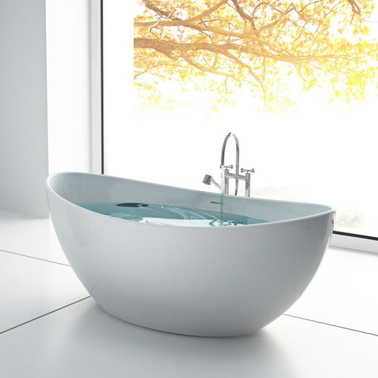 浴室獨立式白石樹脂浴缸 BS-8633A