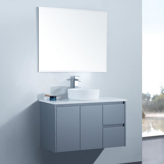 Sanitary Ware MDF Wall-mounted Bathroom Cabinet WH8027-600W